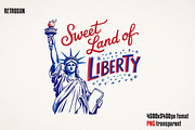 4th of July Hand Drawn PNG Bundle, an Object Graphic by GlitterCraft (Thumbnail 26 of 61)