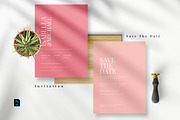 Modern Pink Invitation Set, an Invitation Template by Azka Creative (Thumbnail 2 of 5)