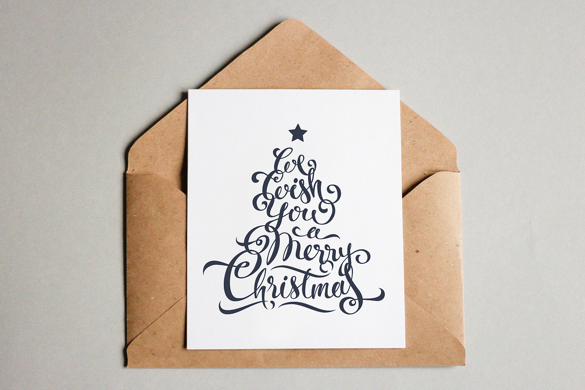 Merry Christmas Calligraphy, a Decorative Illustration by Margo Miller (Photo 5 of 24)