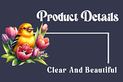 Spring American Goldfinch Clipart, a Work Illustration by OK Design (Thumbnail 4 of 4)