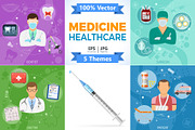 Medical Services Themes, a Healthcare Illustration by TAlex (Thumbnail 1 of 6)
