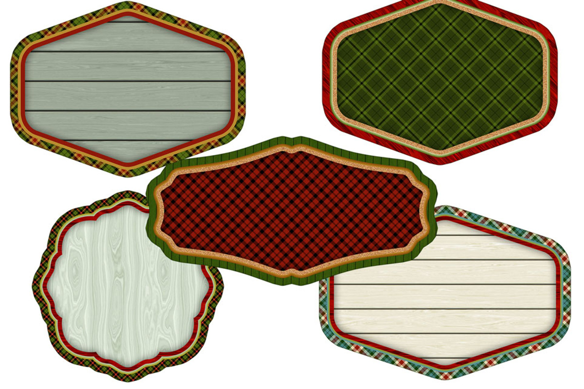 Vintage Christmas Frames and Borders, an Object Graphic by Skritch Studio (Photo 3 of 4)