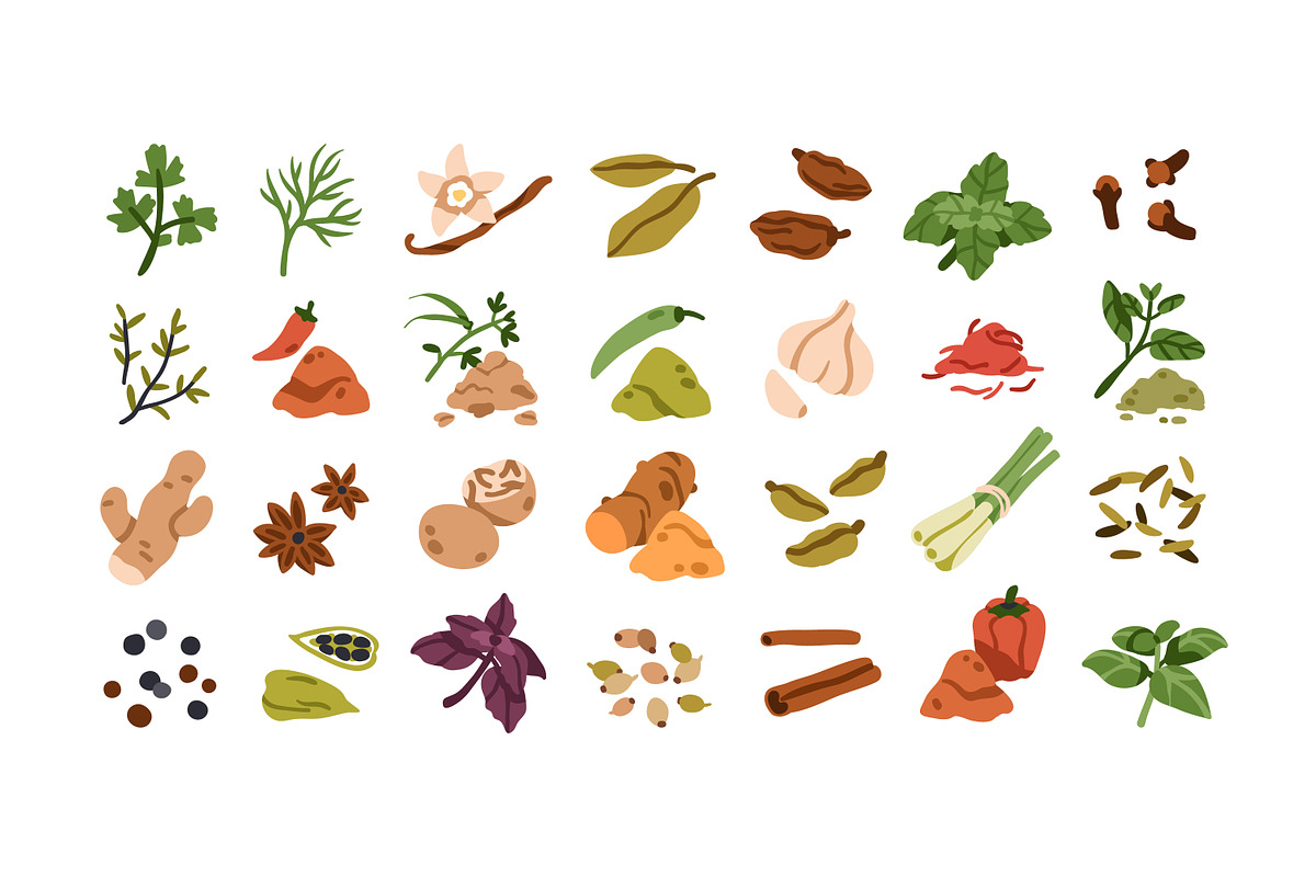 Food, groceries icons, big set, a Food Illustration by Good Studio (Photo 6 of 11)
