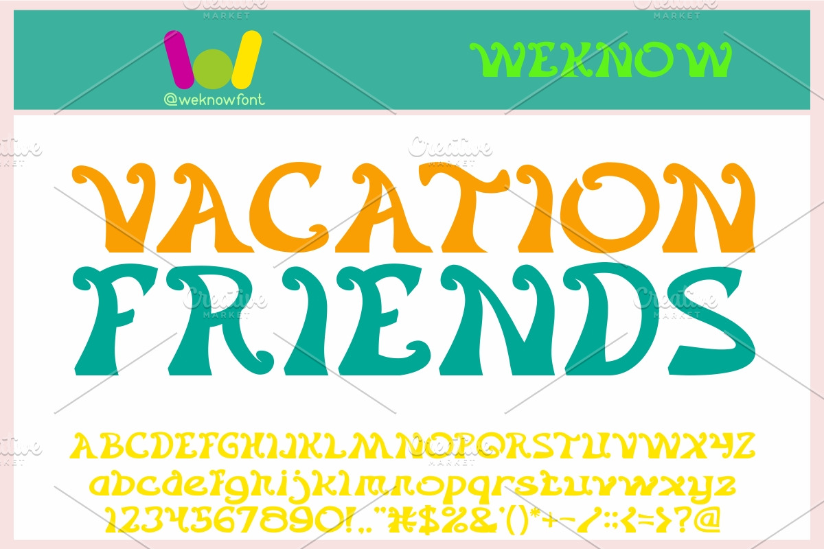 flower generation font, a Font by weknow (Photo 2 of 5)