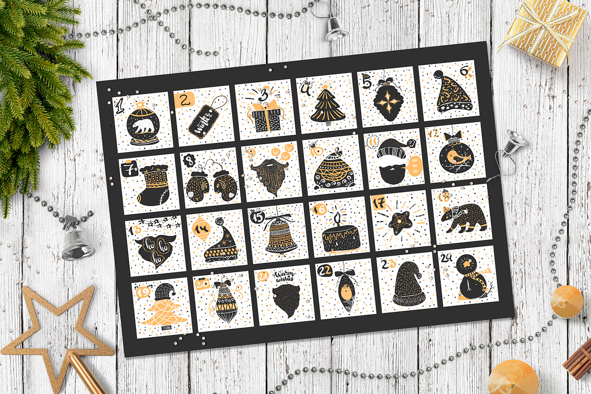 Christmas Advent Calendar, an Object Graphic by Alyonka_lis (Photo 4 of 8)