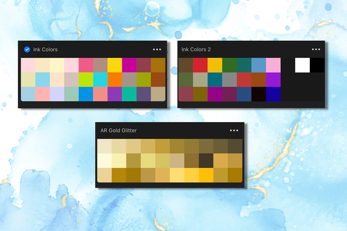 Hand-Painted Alcohol Ink Brushes, a Brush Add-On by Roze Prints (Photo 6 of 6)