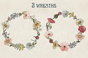Retro field flowers & sunflowers, a Decorative Illustration by marie dricot (Thumbnail 8 of 10)