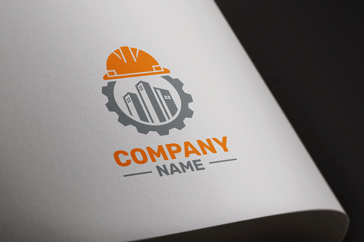 Modern Construction Company Logo, a Branding & Logo Template by HueNestify (Photo 3 of 3)
