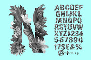 Wacomka Flowers Font, a Font by Handmadefont (Thumbnail 2 of 10)