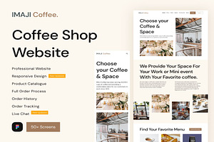 Imaji Coffee Website - Coffee Shop