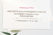 Arabesque Art Deco Font, a Sans Serif Font by gafaroff studio (Thumbnail 5 of 6)