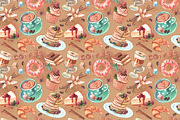 Coffee and sweets, an Illustration by Steshnikova (Thumbnail 4 of 6)