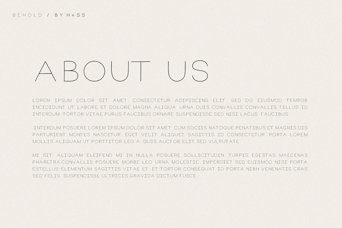 Behold | Elegant Sans Serif preview 6