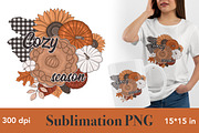 Cozy Season Sublimation PNG, a Seasonal Illustration by GlamArtZhanna (Thumbnail 3 of 3)