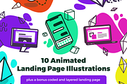 Landing Page Illustrations, a Templates & Theme by suppply (Thumbnail 1 of 5)
