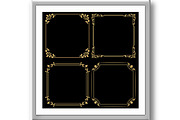 Vintage set of decorative frames, a Decorative Illustration by RODINA (Thumbnail 3 of 3)