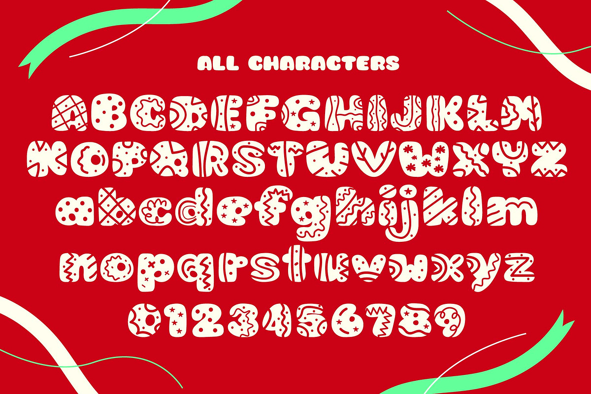 Xmas Enjoy font, a Handwritten Font by KengGraphic (Photo 9 of 10)