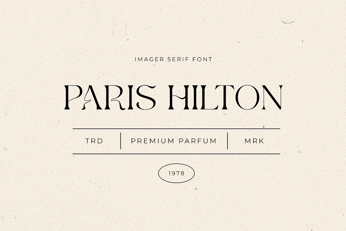 Imager Elegant Display Serif Font, a Serif Font by RantautypeStudio (Photo 8 of 17)