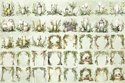 Watercolor Olive Clipart Bundle, an Illustration by NiiiNArt (Thumbnail 6 of 12)