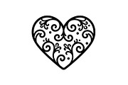 Ornate Heart Vector Bundle, an Illustration by Designs_River (Thumbnail 3 of 51)