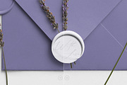 Envelope with Wax Seals and Lavender, a Product Mockup by Custom Scene (Thumbnail 9 of 11)