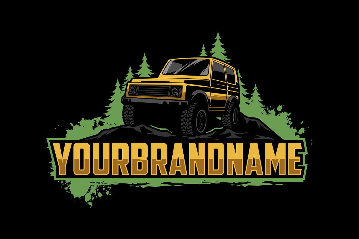 Offroad logo template, an Object Graphic by TFamz (Photo 2 of 3)