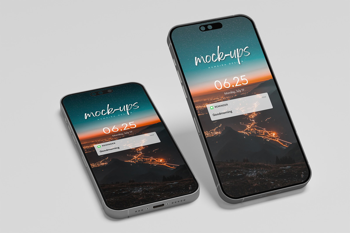 iphone 15 pro, an iPhone Mockup by kebunmockup (Photo 5 of 5)