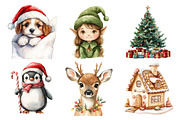Glitter Cute Christmas Sublimation, an Illustration by SinaCreation (Thumbnail 3 of 7)