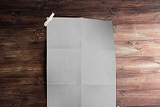 Wooden Poster Mockup, a Print Template by CREATIVE DUDE (Thumbnail 9 of 9)