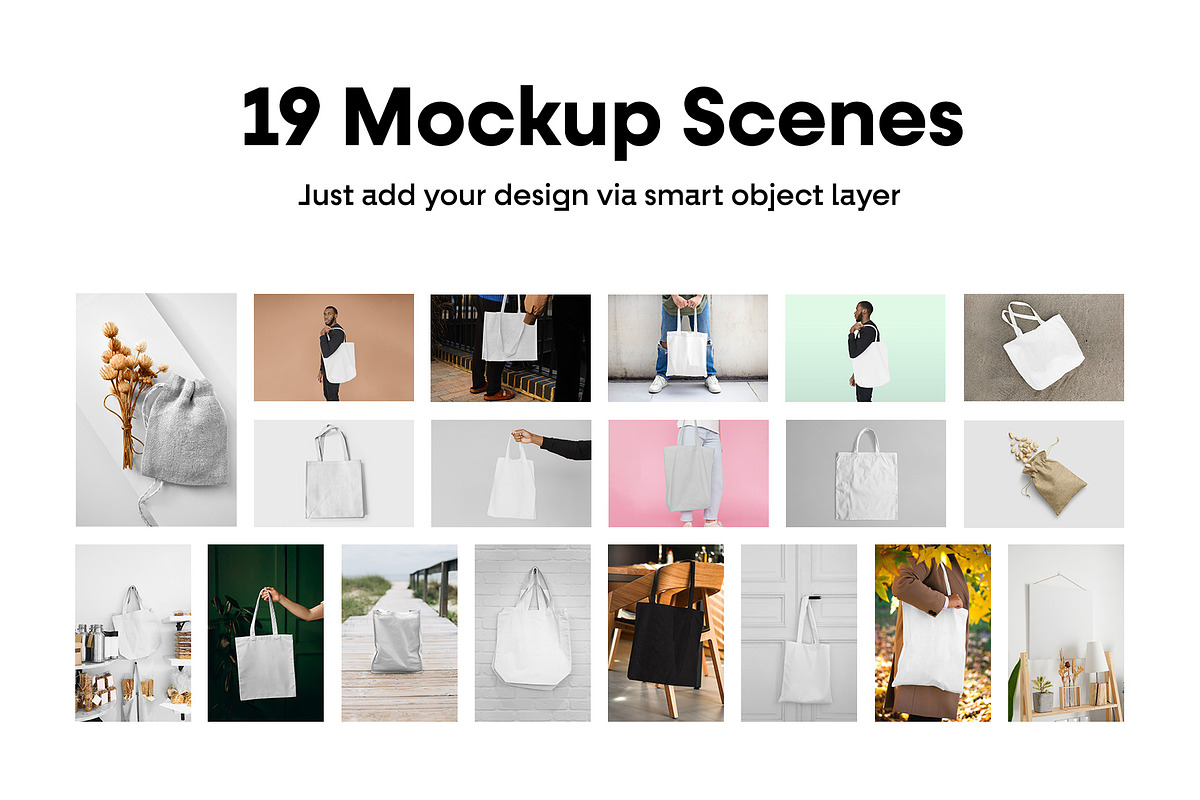 Canvas Bag Mockups - Tote Bag Mockup, a Packaging Mockup by MockupForest (Photo 2 of 10)