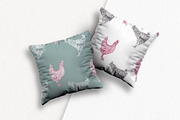 Hand drawn Chicken Illustrations, an Animal Illustration by Greek fonts by nantia.co (Thumbnail 5 of 6)