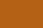 Chonky Fonty | A chunky display, a Serif Font by OneTen The Studio (Thumbnail 6 of 9)