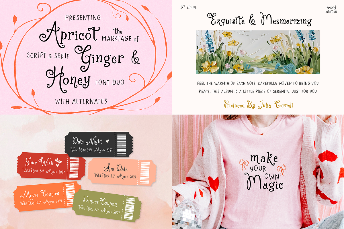 Whimsical Handwritten Font Bundle, a Script Font by Kaya Fonts (Photo 8 of 14)