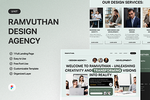 Ramvuthan Design Agency, an UI Kit Template by slidenotion