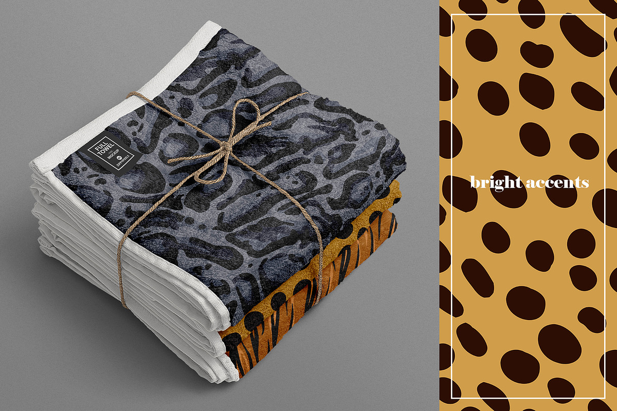 WILD CATS: animal print, a Pattern Graphic by Elliko shop (Photo 3 of 7)