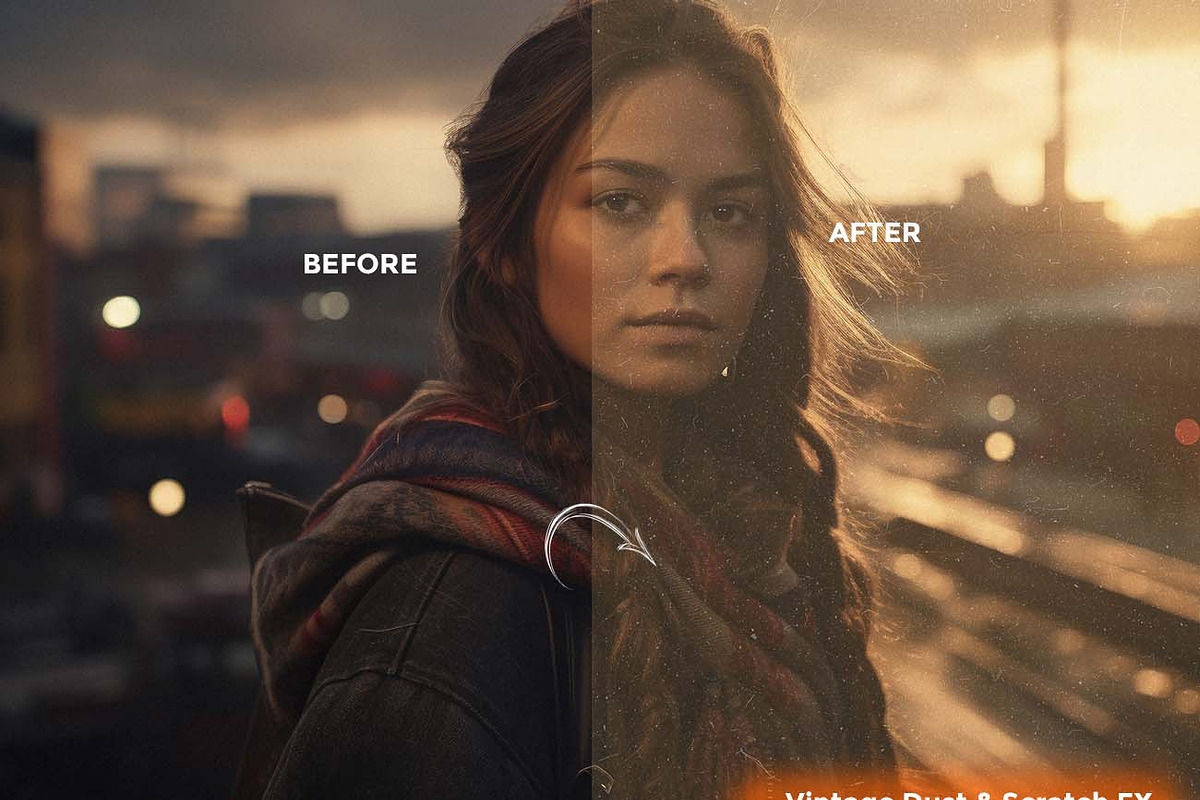 25 Analog FX Photoshop Action Bundle, an Action Add-On by Studio Retouch (Photo 26 of 59)