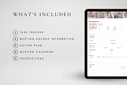 Meeting Journal & Notes for Notion, a Templates & Theme by BRANDcontent (Thumbnail 3 of 6)
