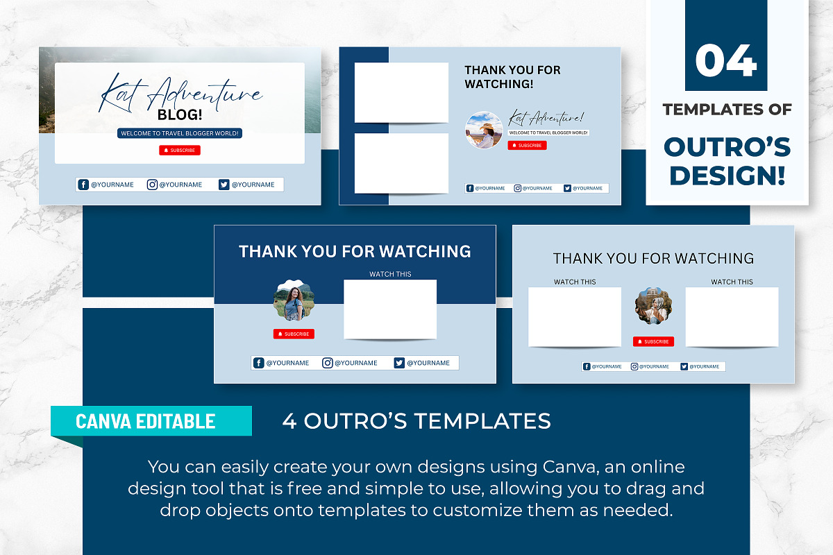 YouTube Channel Kit, a Presentation Template by Snapybiz (Photo 8 of 8)