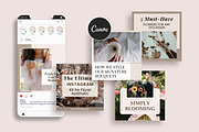 Flower Instagram Canva Social Media, a Social Media Template by Snapybiz (Thumbnail 3 of 10)