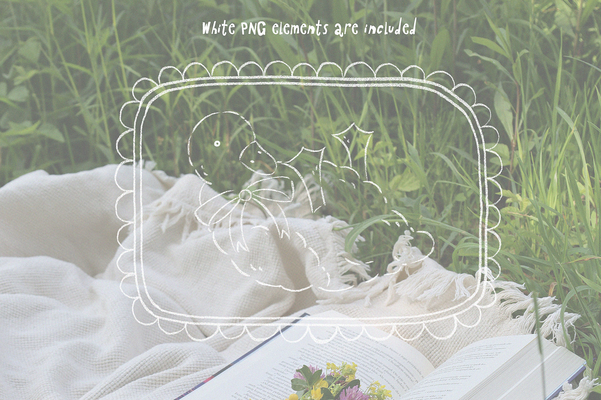 Cottagecore - handdrawn line art set, a Decorative Illustration by Madiwaso (Photo 7 of 9)