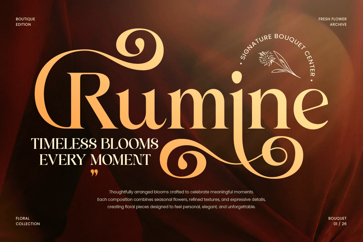 Hellian - Modern Lavish Luxury Font, a Serif Font by Sensatype (Photo 7 of 13)
