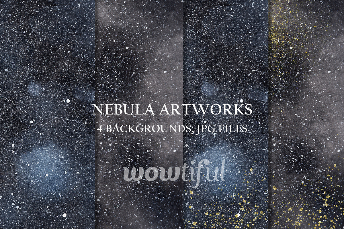 20% OFF! Watercolor Galaxies & Moons, an Object Graphic by Chus Moreno Studio (Photo 9 of 9)