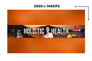 Health YouTube Banner Template, a Social Media Template by Vaughn Studios (Thumbnail 2 of 5)