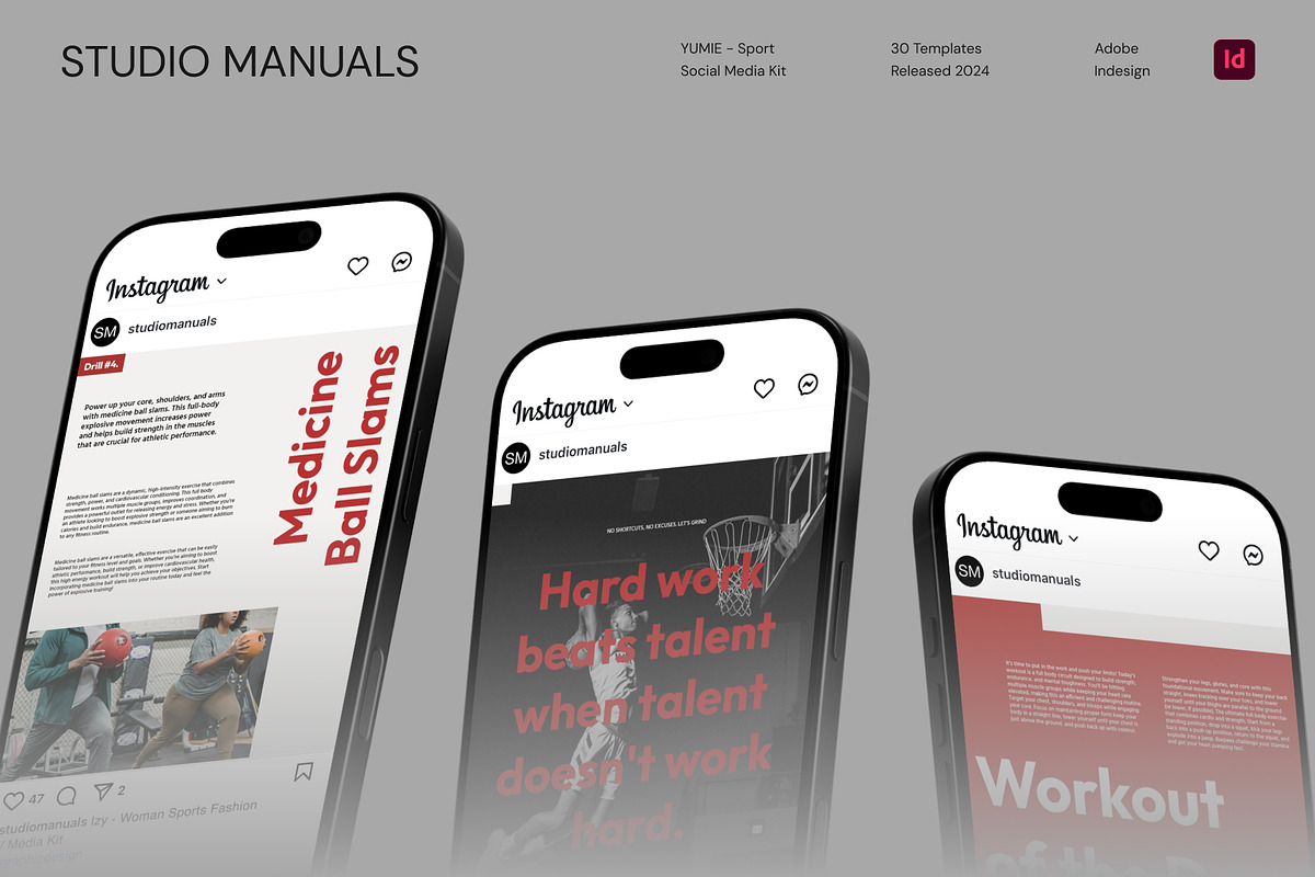 YUMIE - Sport Social Media Kit, a Social Media Template by Studio Manuals (Photo 6 of 8)