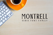 Montrell Serif 5 Font Family Pack, a Serif Font by Creativetacos (Thumbnail 1 of 4)