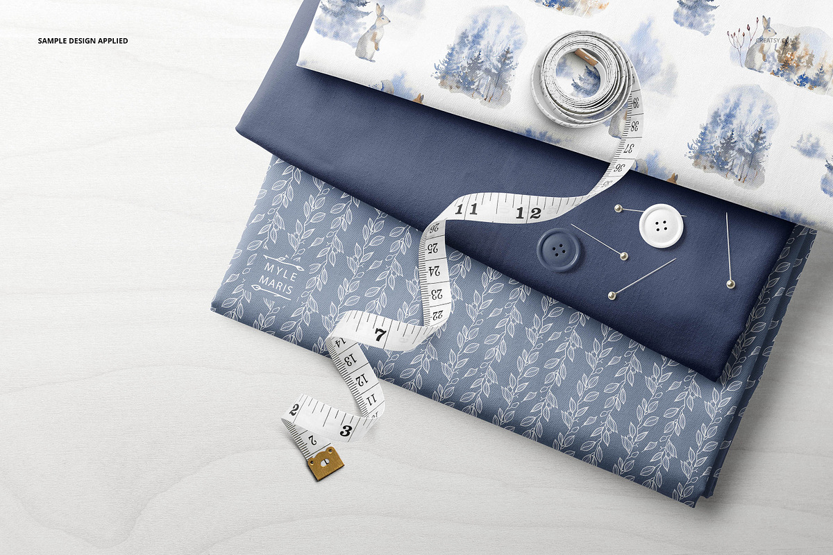 Folded Fabrics Mockup 39/FF v.6, a Product Mockup by creatsy5 (Photo 6 of 10)