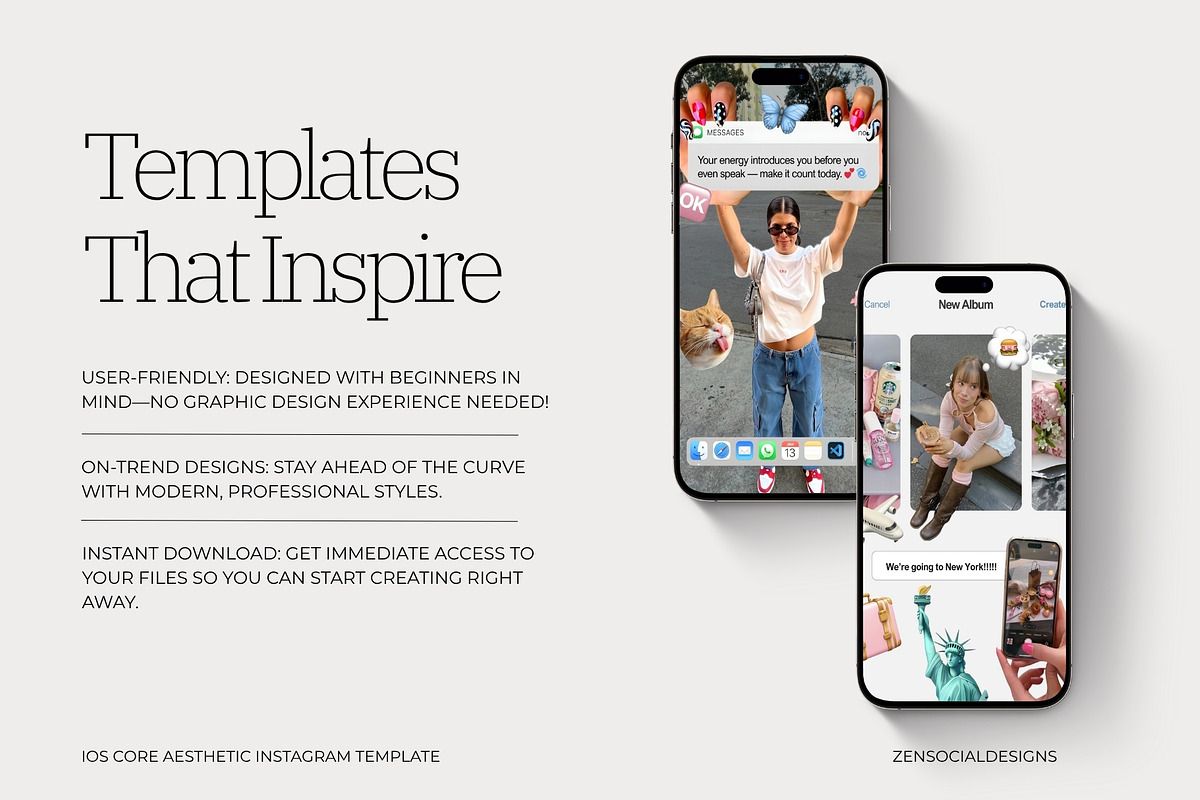 IOS Core Instagram Template, a Social Media Template by ZenSocialDesigns (Photo 7 of 9)