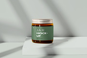 Glass Jar Mockups, a Cups & Container Mockup by graphic_keY (Thumbnail 5 of 9)