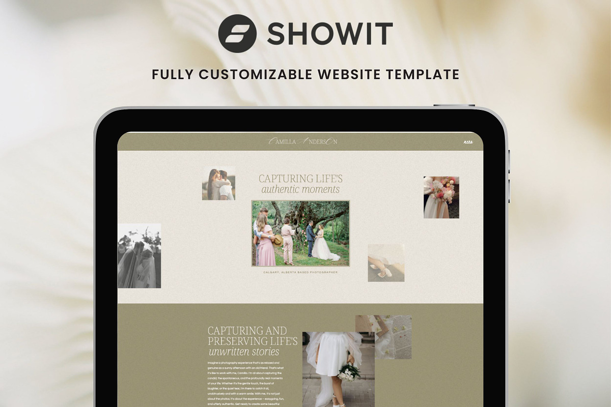 Showit Website Template | Camilla, a Websites & App Template by Hey Ambr Creative (Photo 1 of 7)