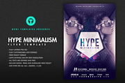 HYPE MINIMALISM Flyer Template, a Flyer Template by OVNI-TEMPLATES (Thumbnail 1 of 4)